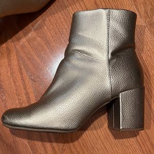 Gold Metallic Boots Size 8